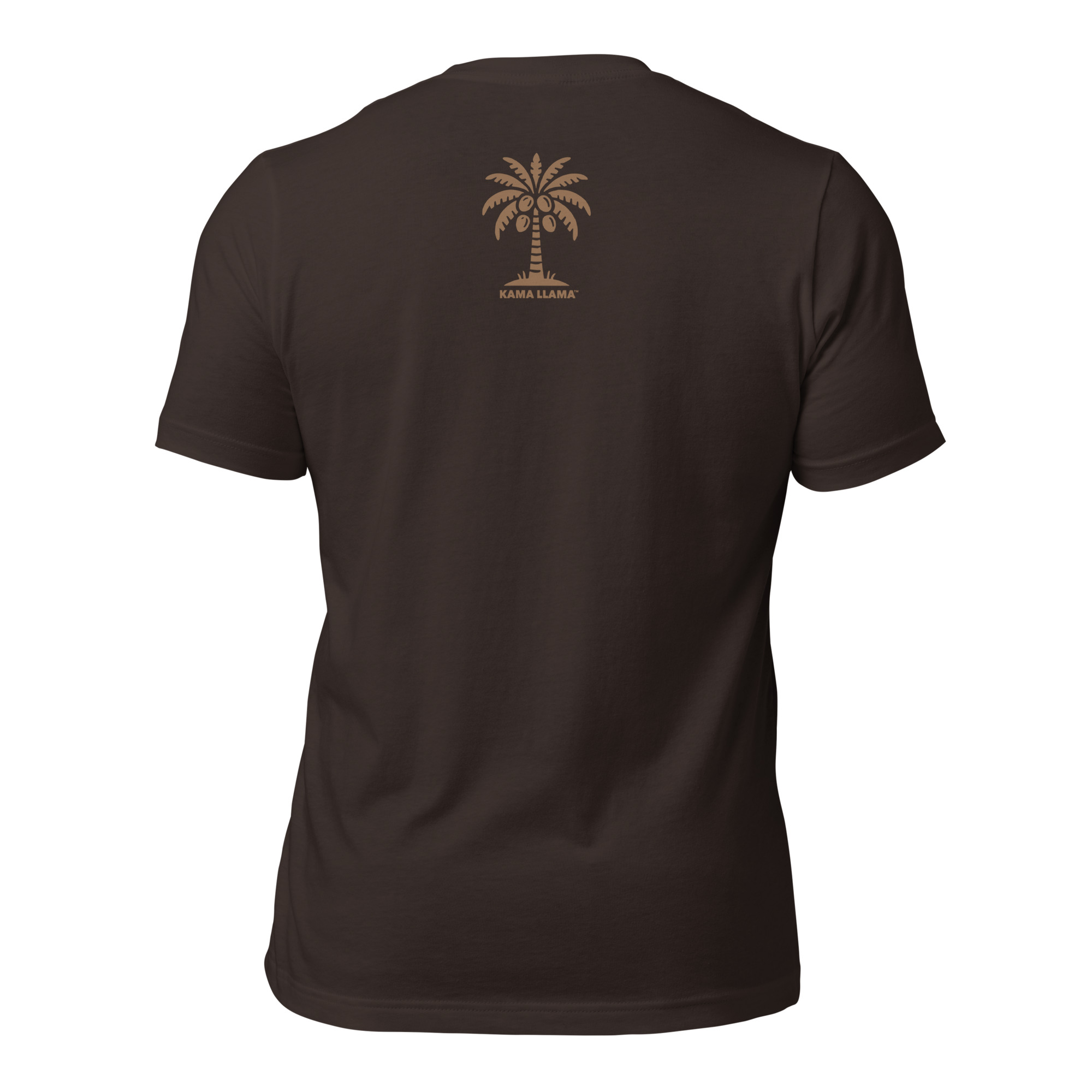 Kama Llama™ Unisex T-Shirt – Tan, Brown - Image 3